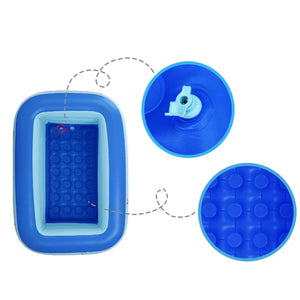 All in One Inflatable Pool  Splash  Play  and Relax