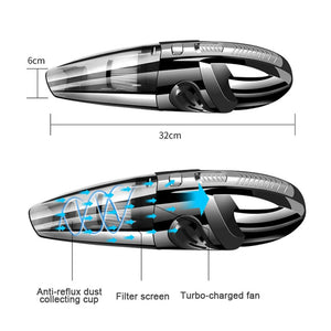 Wireless Handheld Vacuum Cleaner USB Charging Car Vacuum Cleaner Portable Wet&Dry Handheld strong Suction Cordless 12000pa