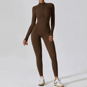 Winter Workout Wear  Cozy Jumpsuit