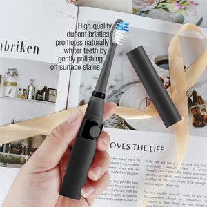 Pursonic Black & Pink Portable Sonic Toothbrush Bundle – Powerful On-the-Go Oral Care with 2 Travel-Ready Toothbrushes and Extra Brush Heads