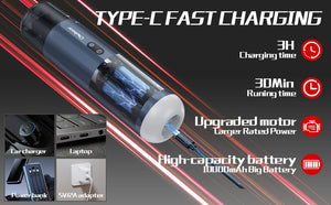 Chuboor Car Vacuum Cleaner 13000Pa Powerful Wireless Cleaner Strong Suction Handheld Car Cleaning Portable Home Appliance
