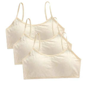 Girls Breathable Cotton Bras