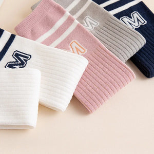 Kids' Letter Knee High Socks