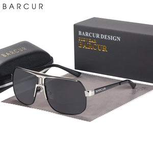 BARCUR Polarized Sports Sunglasses for Men Fashionable Fishing Driving Hiking and Outdoor Eyewear UV400 Protection Gradient Lenses