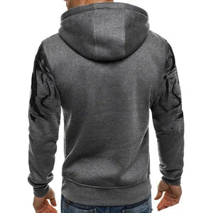 Everyday Style Gradient Print Hoodie