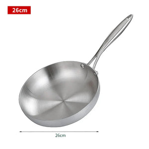 304 Stainless Steel Nonstick Frying Pan for Gas and Induction Cooktops