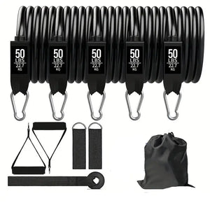 Resistance Band Set for Yoga, Pilates, & Fitness