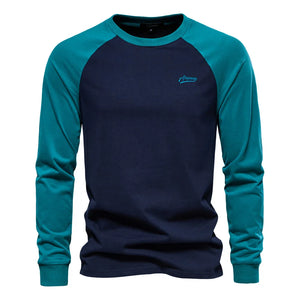 Casual Patchwork T Shirts for Men