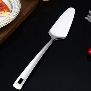 Stainless Steel Soup Spoon Colander Serving Spatula Utensil Set