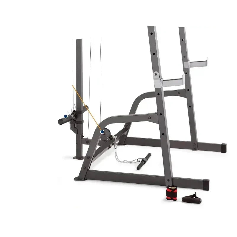 Deluxe Power Rack & Bench for Home Workouts