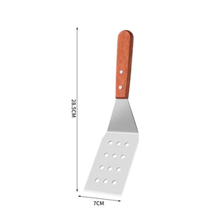 Stainless Steel BBQ Spatula with Wooden Handle