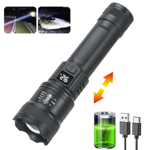 Powerful Rechargeable LED Flashlight