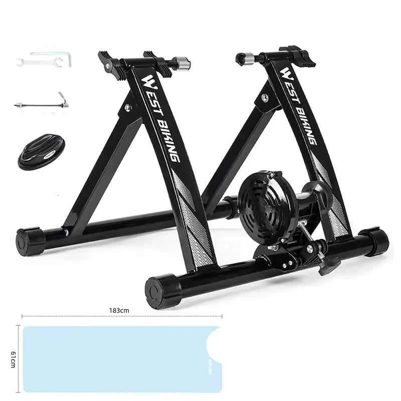 Level Up Your Indoor Cycling  6-Speed Magnetic Bike Trainer