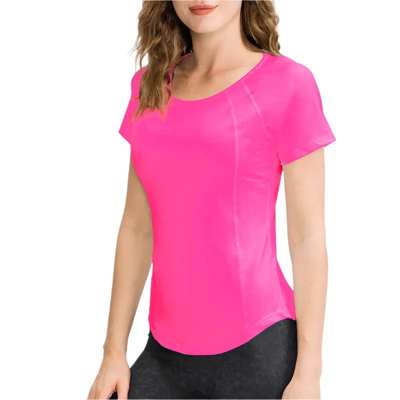 Quick Dry Performance Yoga T Shirt