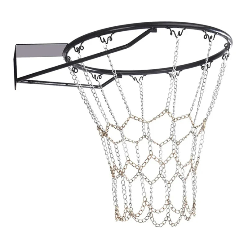 Heavy-Duty Basketball Target Net Outdoor Steel Chain