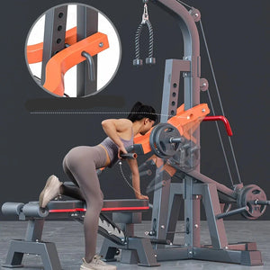 Multi-Functional Squat and Pull-Down Machine