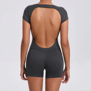 Breathable Yoga Jumpsuit with Hip Lifting Design