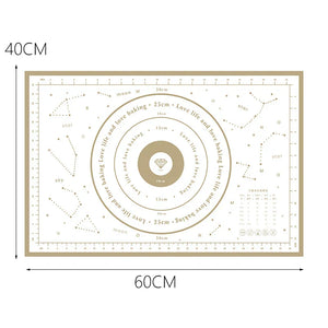 Starry Sky Silicone Non-stick Baking Mat for Pizza, Pastry, Macaron, Cake