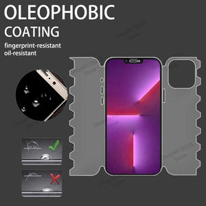 Full Cover Butterfly Film For iPhone 14 13 12 11 Pro Max 14 Plus 13 12 Mini Lens Cover For iPhone XR X XS Max Film Soft Screen Protector  Full Coverage Clear HD Phone Protector