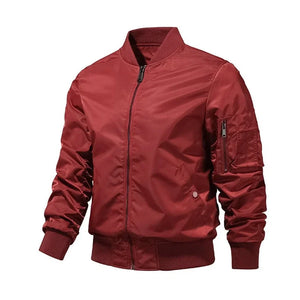 Versatile Men's Bomber Jacket  Perfect for Spring  Autumn