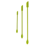 JCD Silicone Makeup Spatula Set - 3pcs Mini Cosmetic Spoon