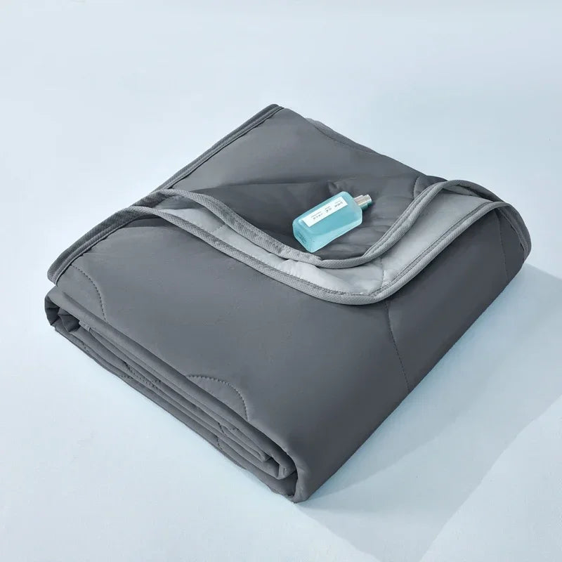 King Size Cooling Comforter - Breathable & Lightweight Ice Silk Cooling Blanket, Thin Quilt for Hot Summer