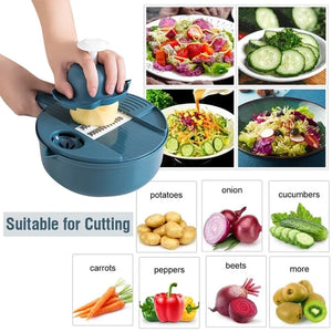 Vegetable Cutter Multifunctional Chopper Shredder Kitchen Tool