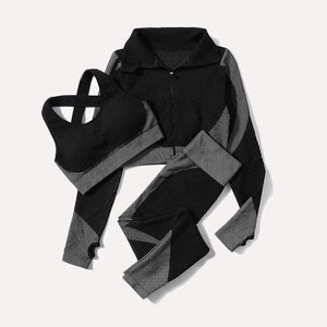 Yoga Leggings & Top Set Workout Clothes Gym Wear