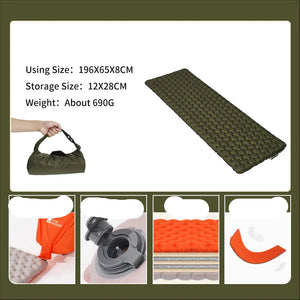 Comfortable Camping Sleep Single R Value 3.9 Air Mat