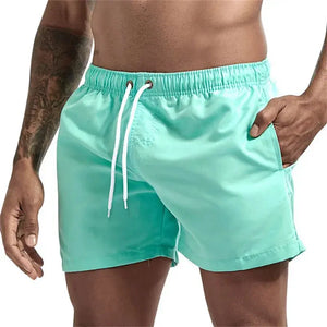 Men's Quick Dry Swim Trunks with Mesh Lining
