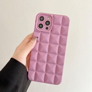 Unique Phone Case For iPhone 14 Pro 13 12 11 Pro Fashion 3D Soft Silicon Shockproof For iPhone 14 Case Bubble Case Cute Full Body Shape Soft Silicone Slim Cushioned Beautiful Elegant Case For Women