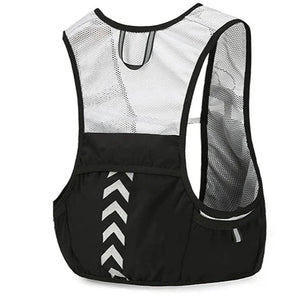 Running Hydration Backpack: 5L with 2L Water Bladder & 500ml Bottle