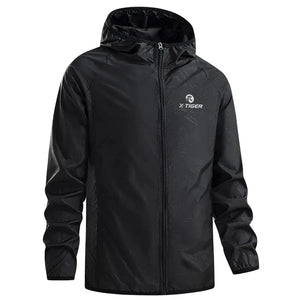 Windproof Jacket with Reflective Stripes
