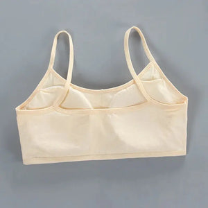 Girls Breathable Cotton Bras