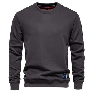 Men's Cotton Blend Crewneck Sweatshirt  Casual and Comfortable