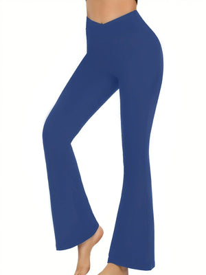 V Cross Bootcut Leggings Bell Bottoms Yoga Pants