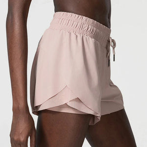 Loose Fit Running Shorts with Drawstring