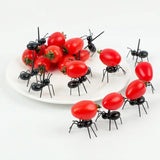 12 Animal Appetizer Forks Reusable Food Picks Fruit Toothpicks Dessert Cocktail Picks