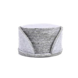 10pcs Felt Coaster Set Heat Resistant Cup Mat Dining Table Protector