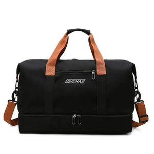 Gym Bag with Shoe Compartment