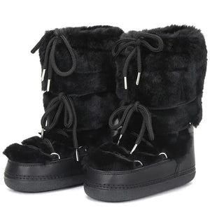 Stay Warm in Style  Winter Fur Boots