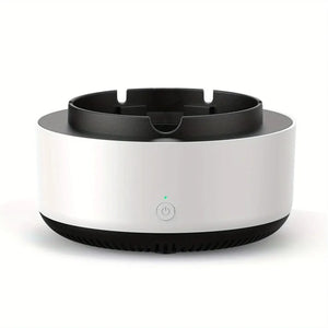 Smart Ashtray Air Purifier,Remove Secondhand Smoke and Tobacco Odor Instantly,Batteries Not Included, Ring Aromatherapy Tablets