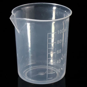 100ml Plastic Measuring Cups for Epoxy Resin and Baking