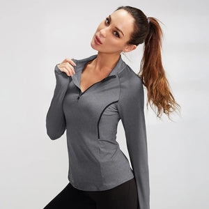 Breathable Long Sleeve Yoga Shirts for Women