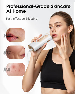 2026 IPL Pulsed Light Hair Removal Device with Cooling Function, 999,900 Flashes, 3-in-1 Laser Hair Removal Device [HR/SC/RA] for Women & Men, 9 Energy Levels for Underarms/Bikini Line/Body