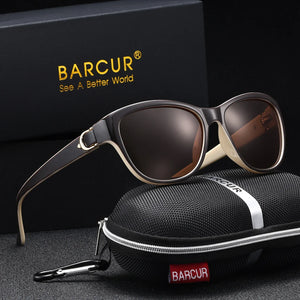 BARCUR Polarized Men’s Fashion Sunglasses – Elliptical Gradient TAC Lens with UV400 Protection – Lightweight Stainless Steel Frame Stylish Summer Eyewear for Travel Driving & Outdoor Gift Occasions