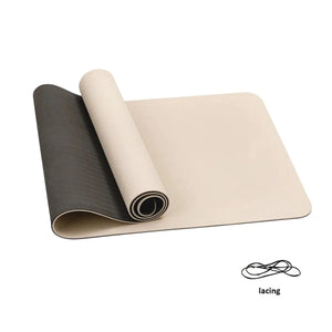 Women's Yoga & Fitness Mat Durable TPE Non-Slip Grip Ideal for Pilates