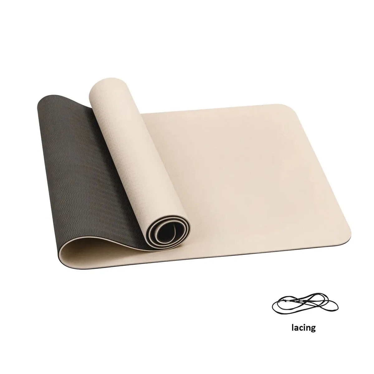 Women's Yoga & Fitness Mat Durable TPE Non-Slip Grip Ideal for Pilates