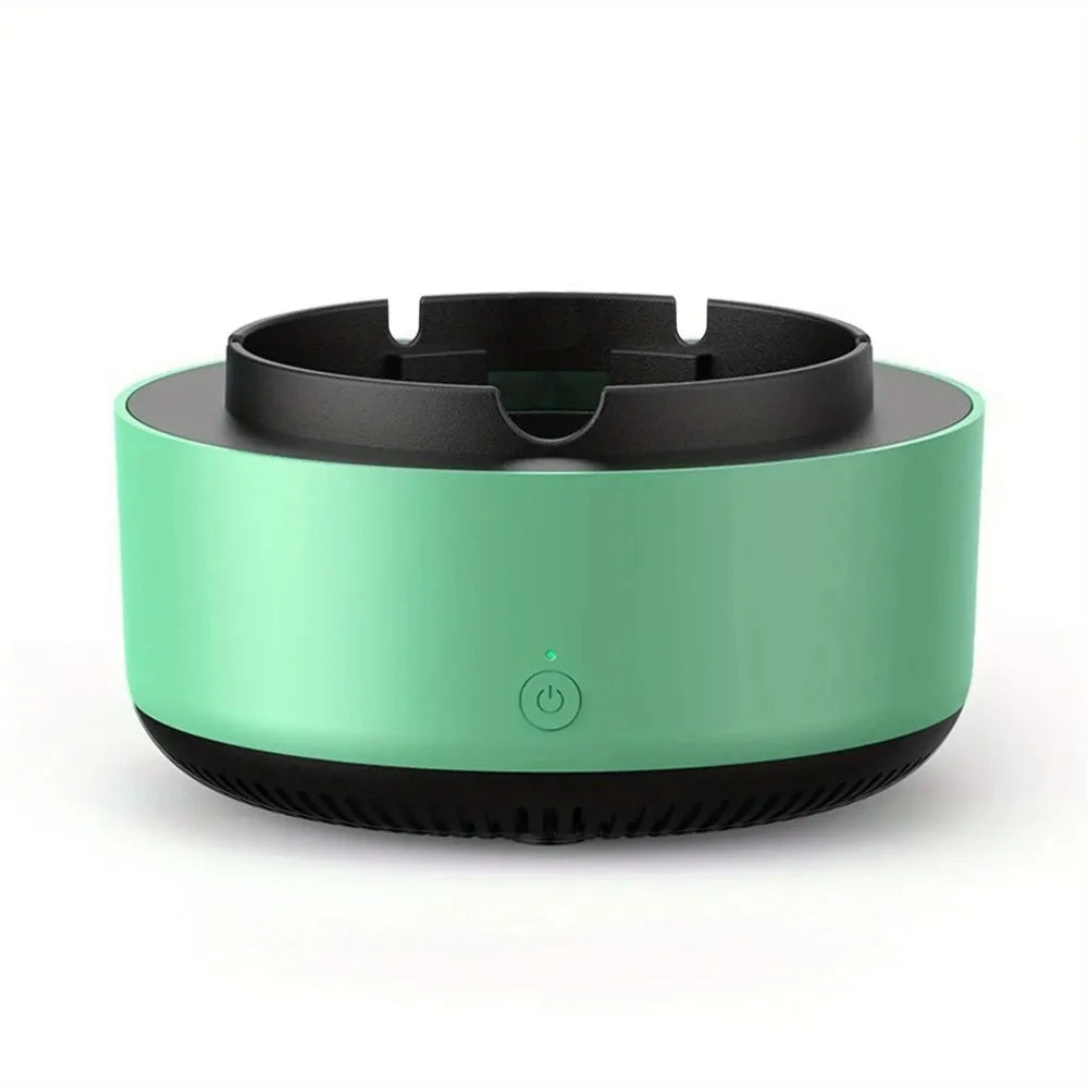 Smart Ashtray Air Purifier,Remove Secondhand Smoke and Tobacco Odor Instantly,Batteries Not Included, Ring Aromatherapy Tablets