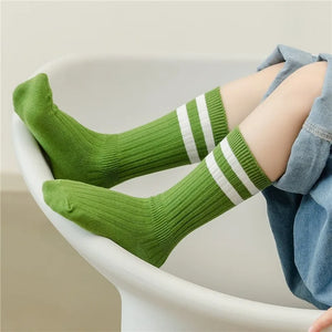 Kids' Striped Knee High Socks